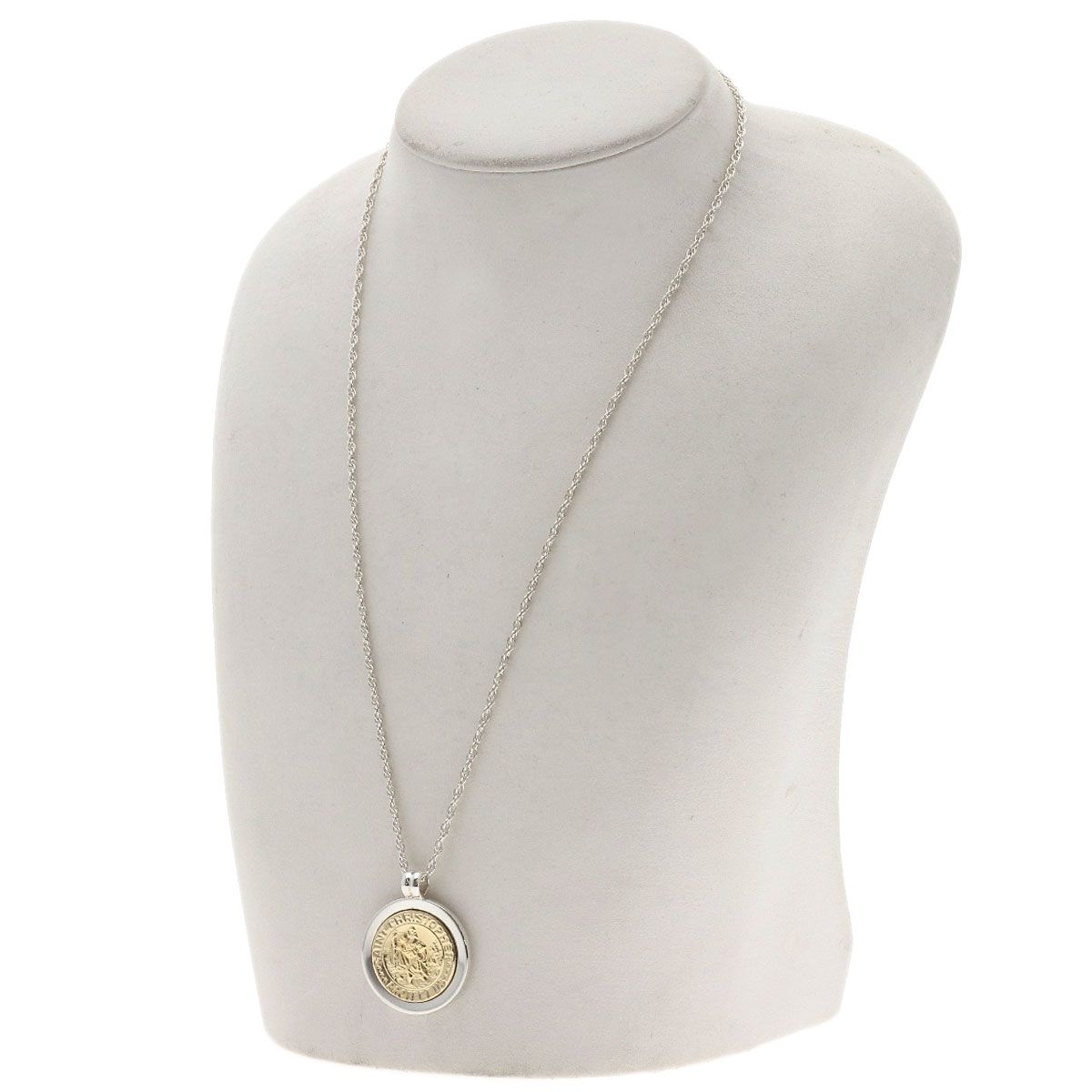 Tiffany & Co St Christopher Necklace 18k Yellow Gold — view 4