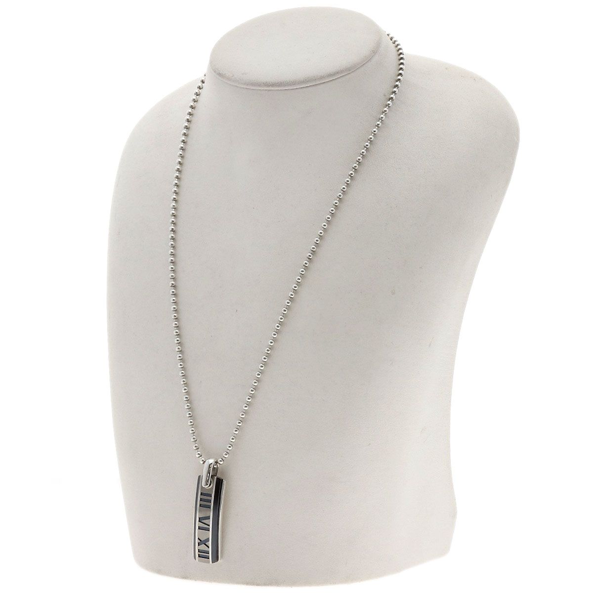 Tiffany & Co Atlas Plate Necklace Titanium — view 4