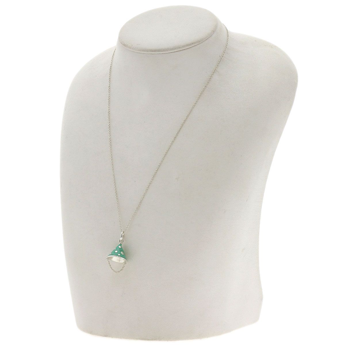 Tiffany & Co Party Hat Enamel Necklace — view 4
