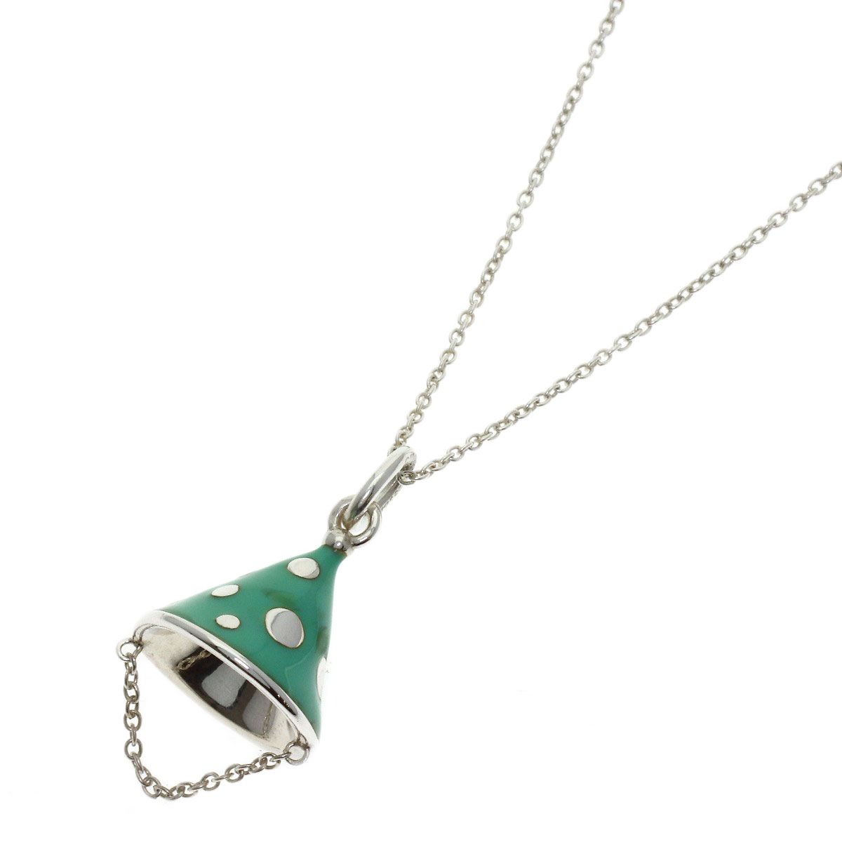 Tiffany & Co Party Hat Enamel Necklace