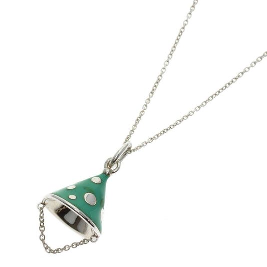 Tiffany & Co Party Hat Enamel Necklace