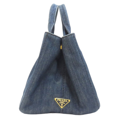 Prada Canapa 2-Way Handbag Denim — view 3