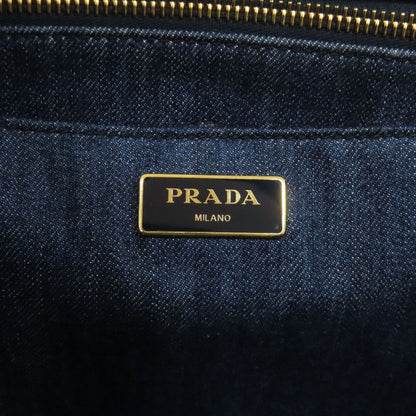 Prada Canapa 2-Way Handbag Denim — view 6