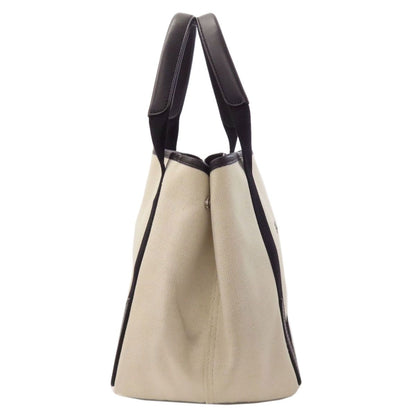 Balenciaga Navy Cabas Handbag Canvas — view 3