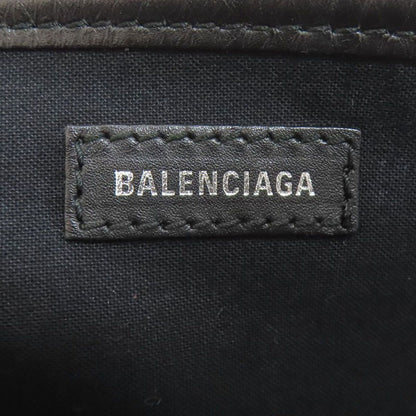 Balenciaga Navy Cabas Handbag Canvas — view 6