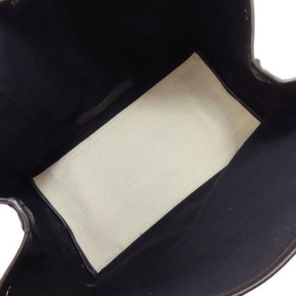Balenciaga Navy Cabas Handbag Canvas — view 5