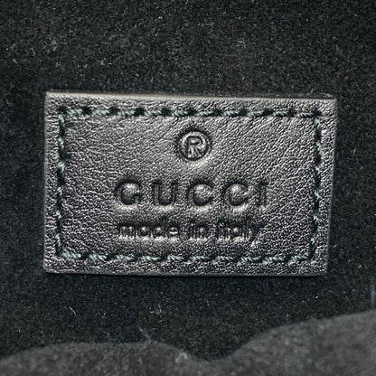 Gucci Long Shoulder Small Bucket Bag 2-Way Calf — view 6