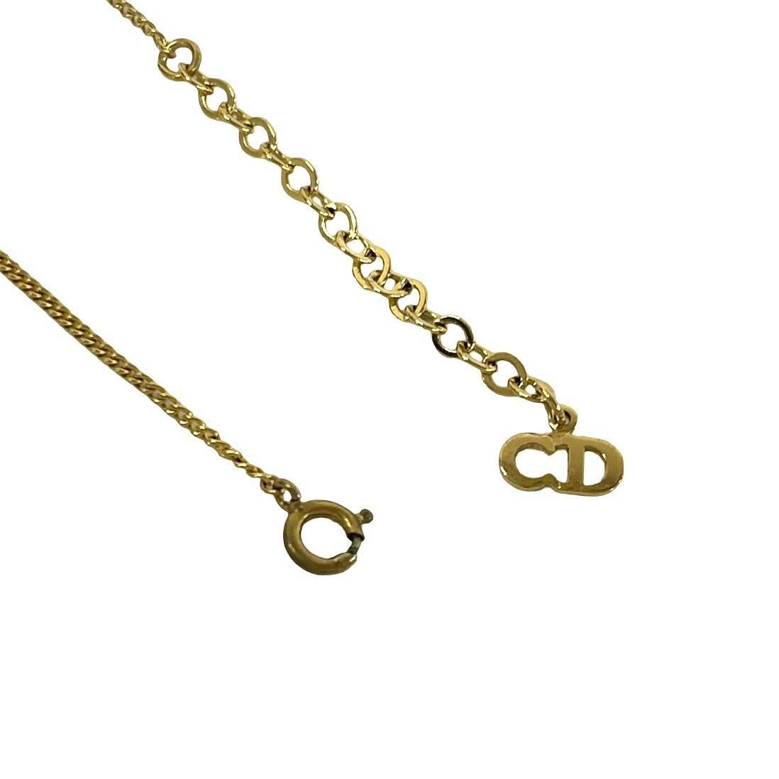 Dior Vintage CD Logo Pendant Gold — view 4