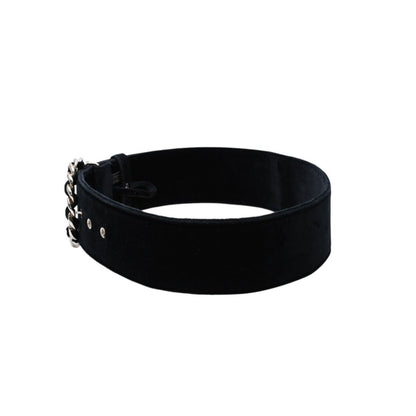 Chanel Belt Velvet Velour 65/26 Black Gold — view 5