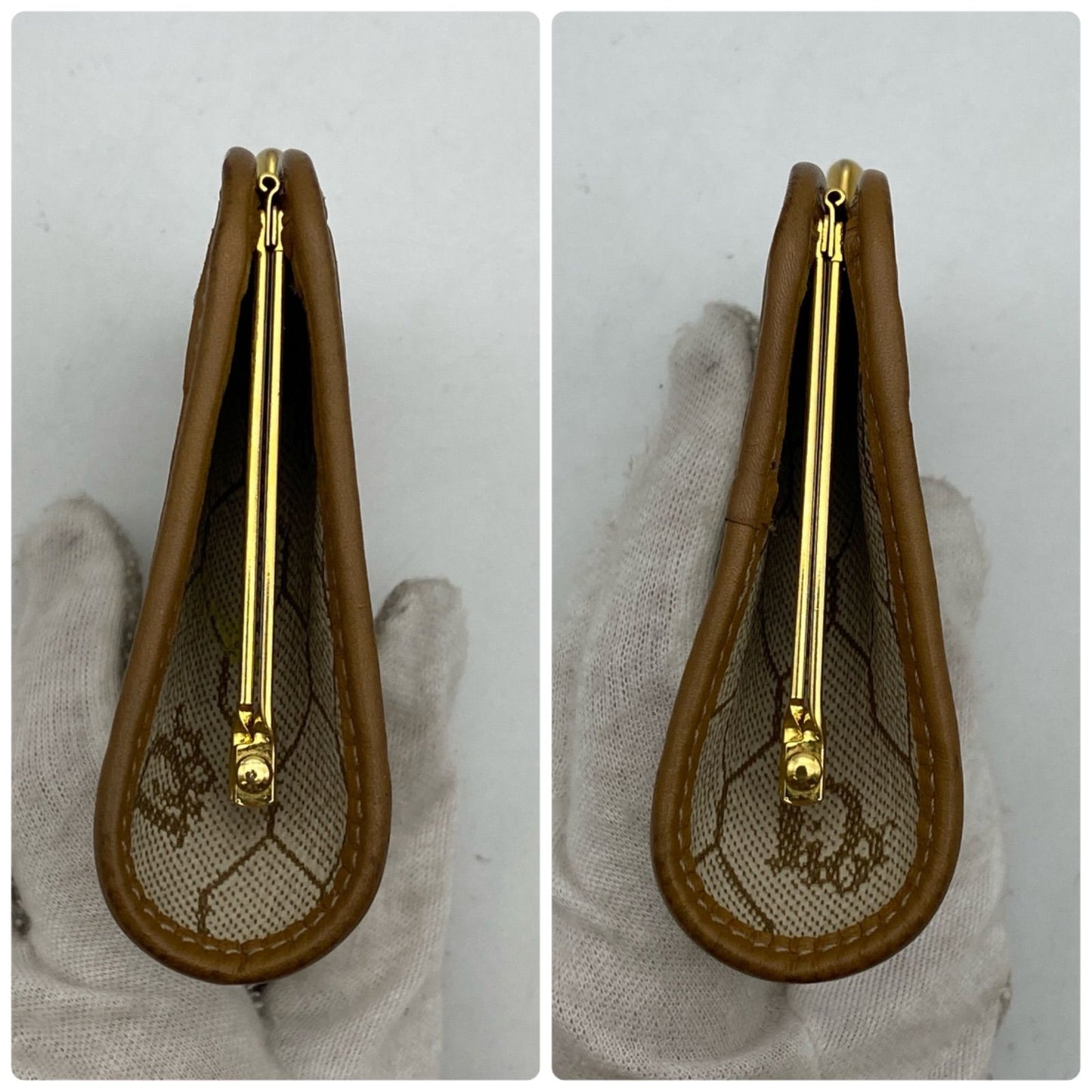 Dior Wallet Coin Case Kiss Lock Trotter — view 4