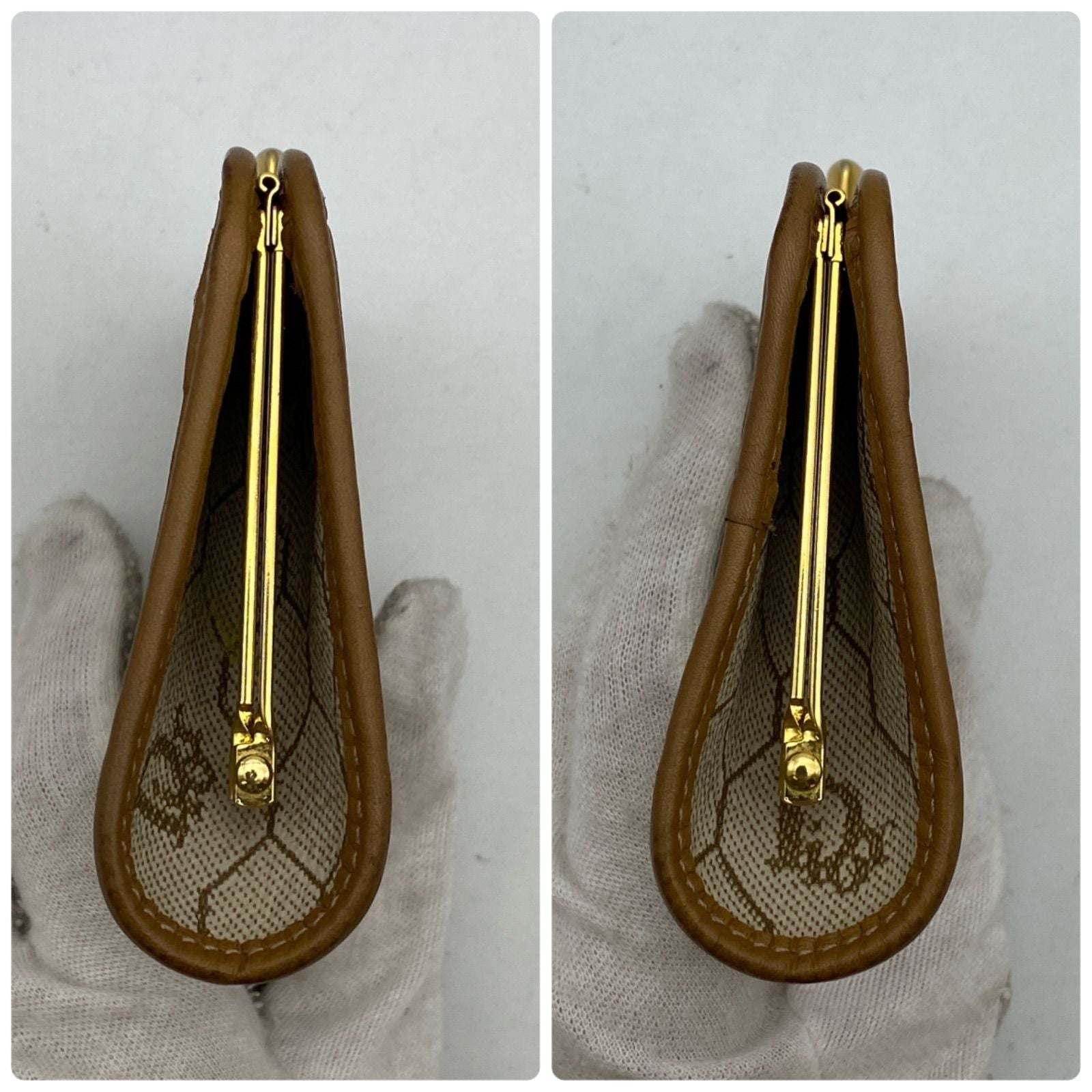 Dior Wallet Coin Case Kiss Lock Trotter — view 4