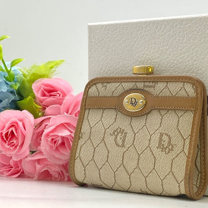 Dior Wallet Coin Case Kiss Lock Trotter