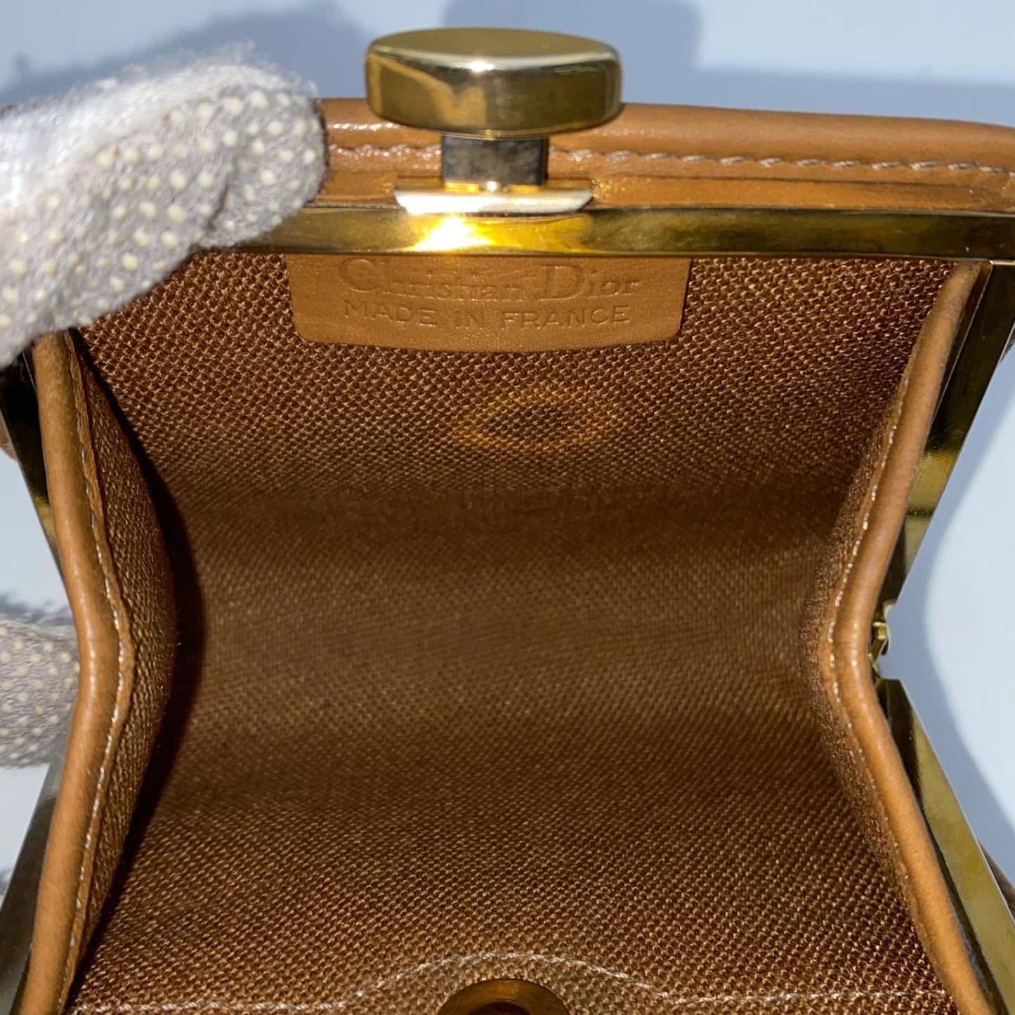 Dior Wallet Coin Case Kiss Lock Trotter — view 7