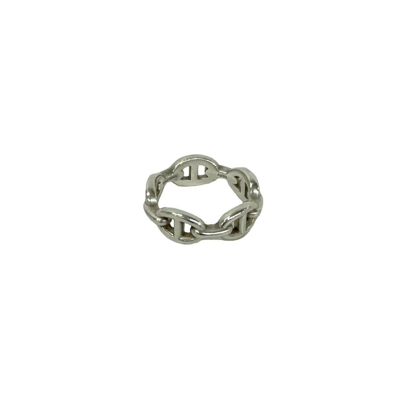 Hermes Chaine D'ancre Ring 925 Sterling Silver — view 6
