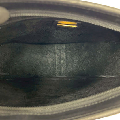Gucci Vintage GG Logo Leather Shoulder Bag Pochette Crossbody Black — view 9
