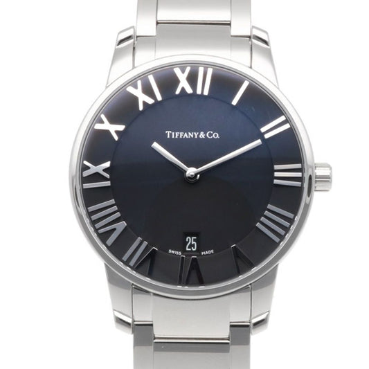 Tiffany & Co Atlas Dome Watch Stainless Steel Quartz