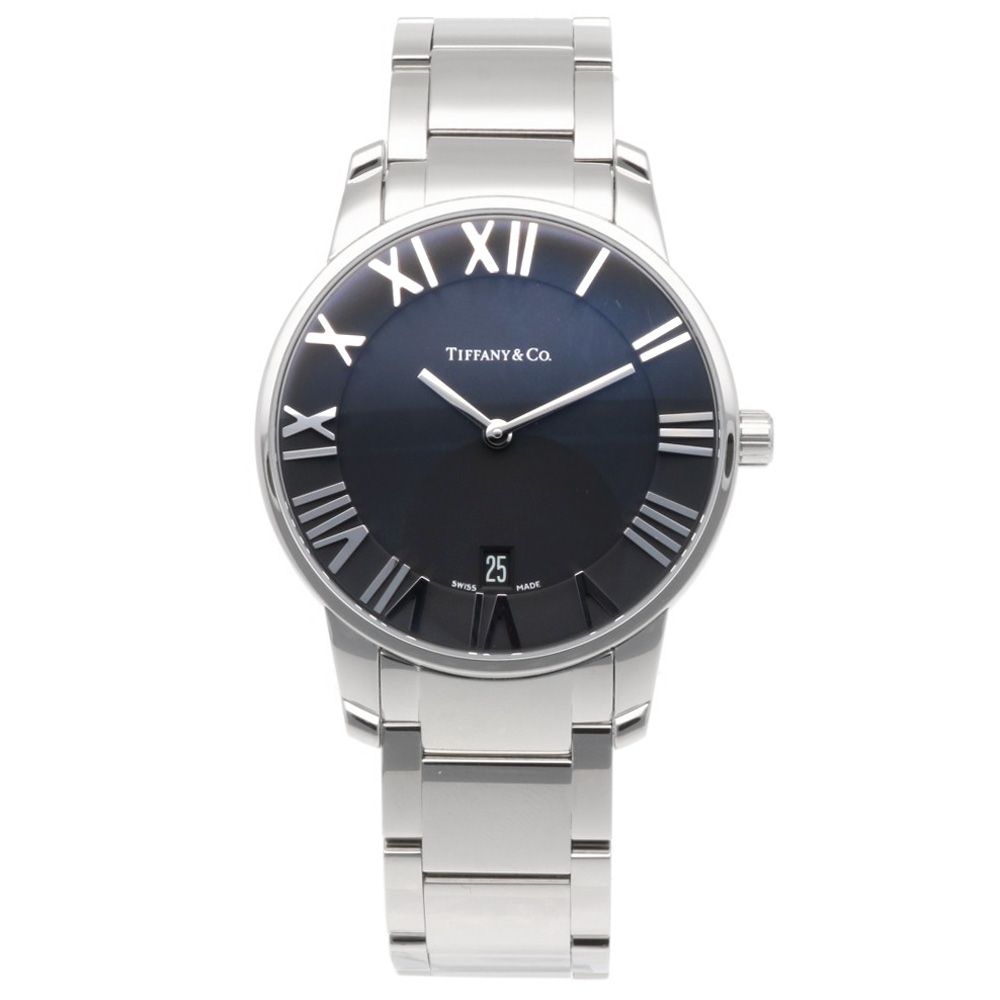 Tiffany & Co Atlas Dome Watch Stainless Steel Quartz — view 8