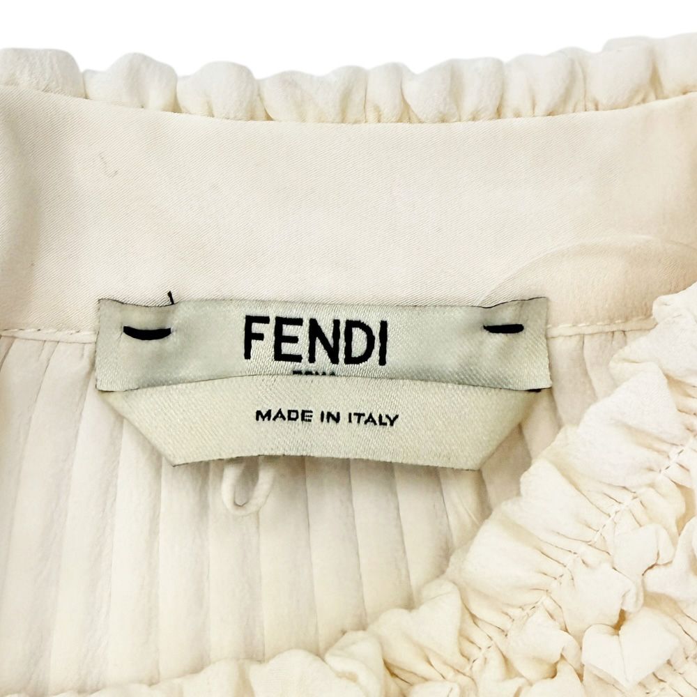 Fendi Blouse Silk Ivory — view 5