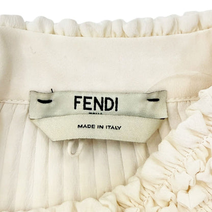 Fendi Blouse Silk Ivory — view 5