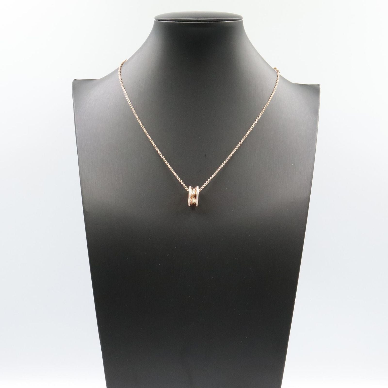 Bvlgari Necklace B-zero One Legend Diamond Cm 18k Pink Gold — view 6