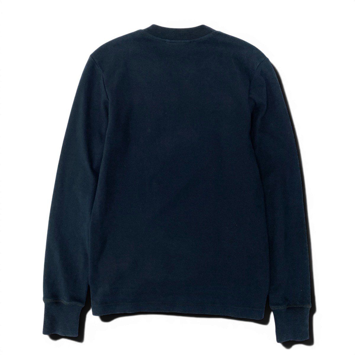 Dolce & Gabbana Sweatshirt Crew Neck Pullover Logo Plate 44 Navy Cotton — view 3
