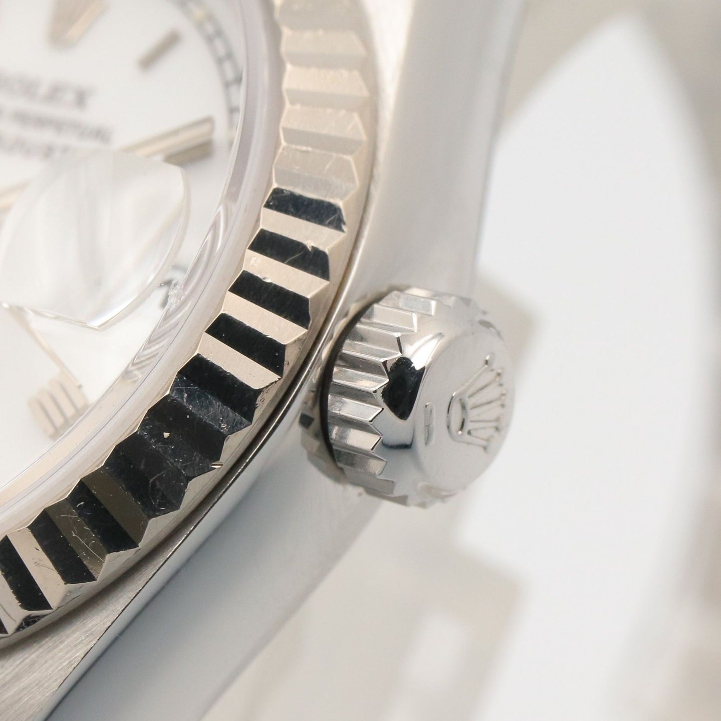 Rolex Datejust Number WH RO 18k White Gold Stainless Steel — view 6