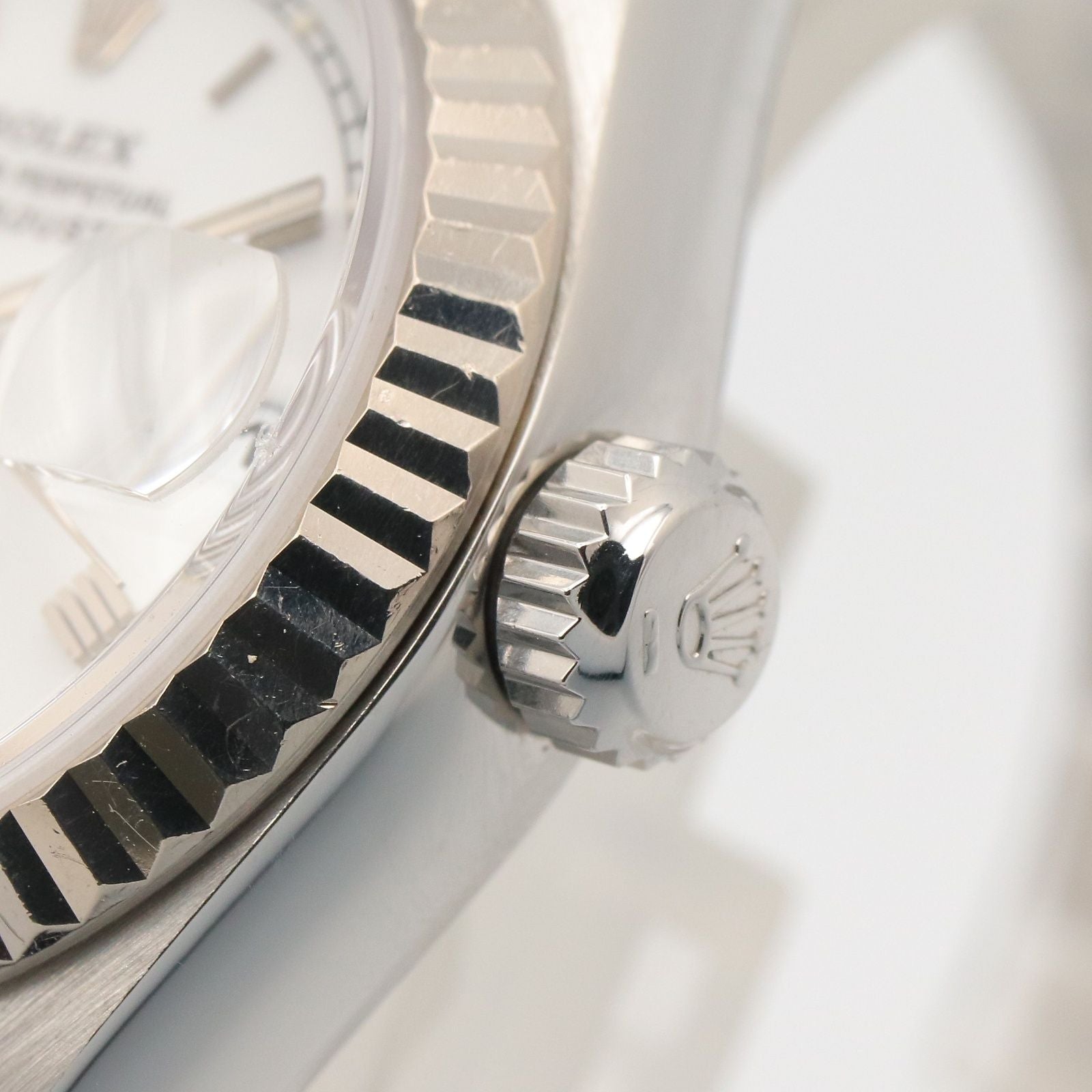 Rolex Datejust Number WH RO 18k White Gold Stainless Steel — view 6