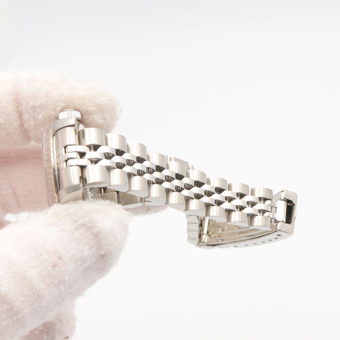 Rolex Datejust Number WH RO 18k White Gold Stainless Steel — view 8