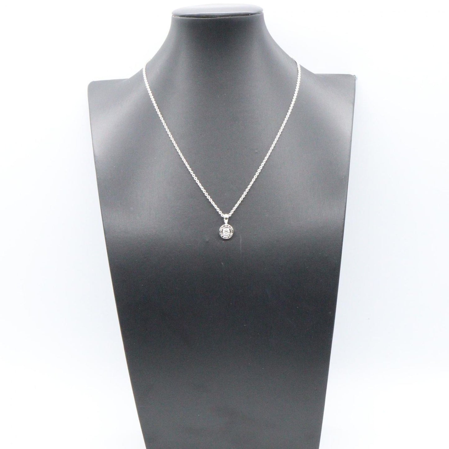 Bvlgari Necklace 40 cm 18k White Gold Diamond — view 5