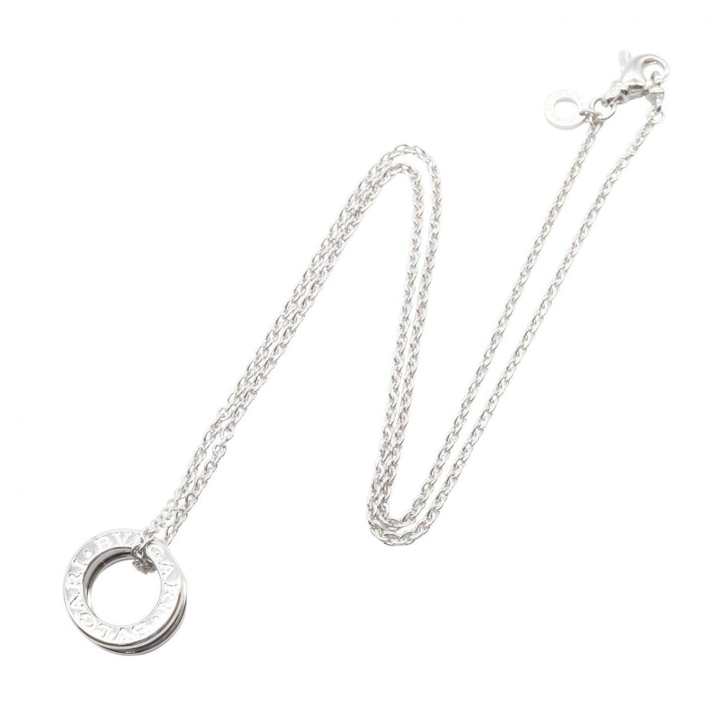 Bvlgari Necklace B-zero One 40.5 cm 18k White Gold Diamond — view 2