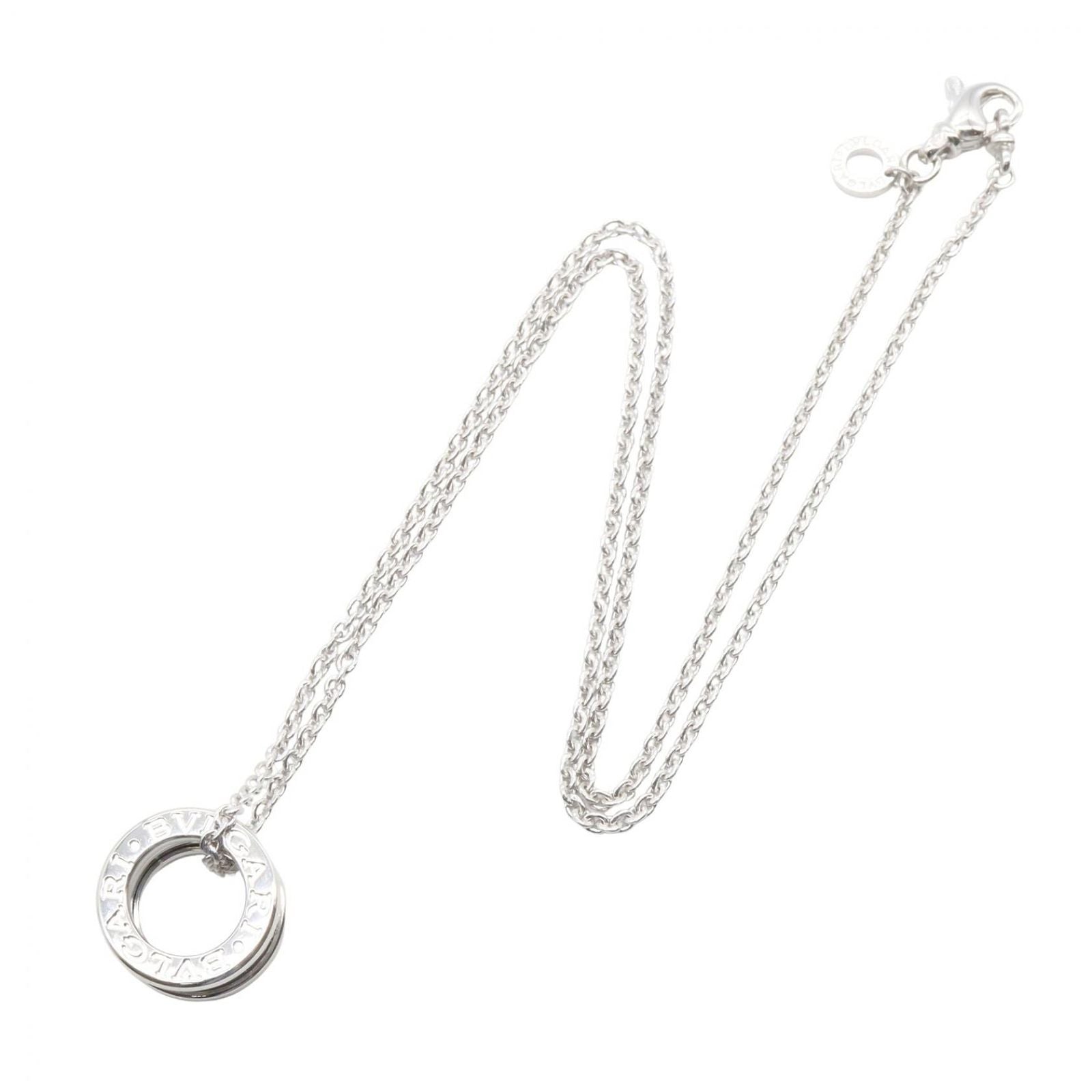 Bvlgari Necklace B-zero One 40.5 cm 18k White Gold Diamond — view 2