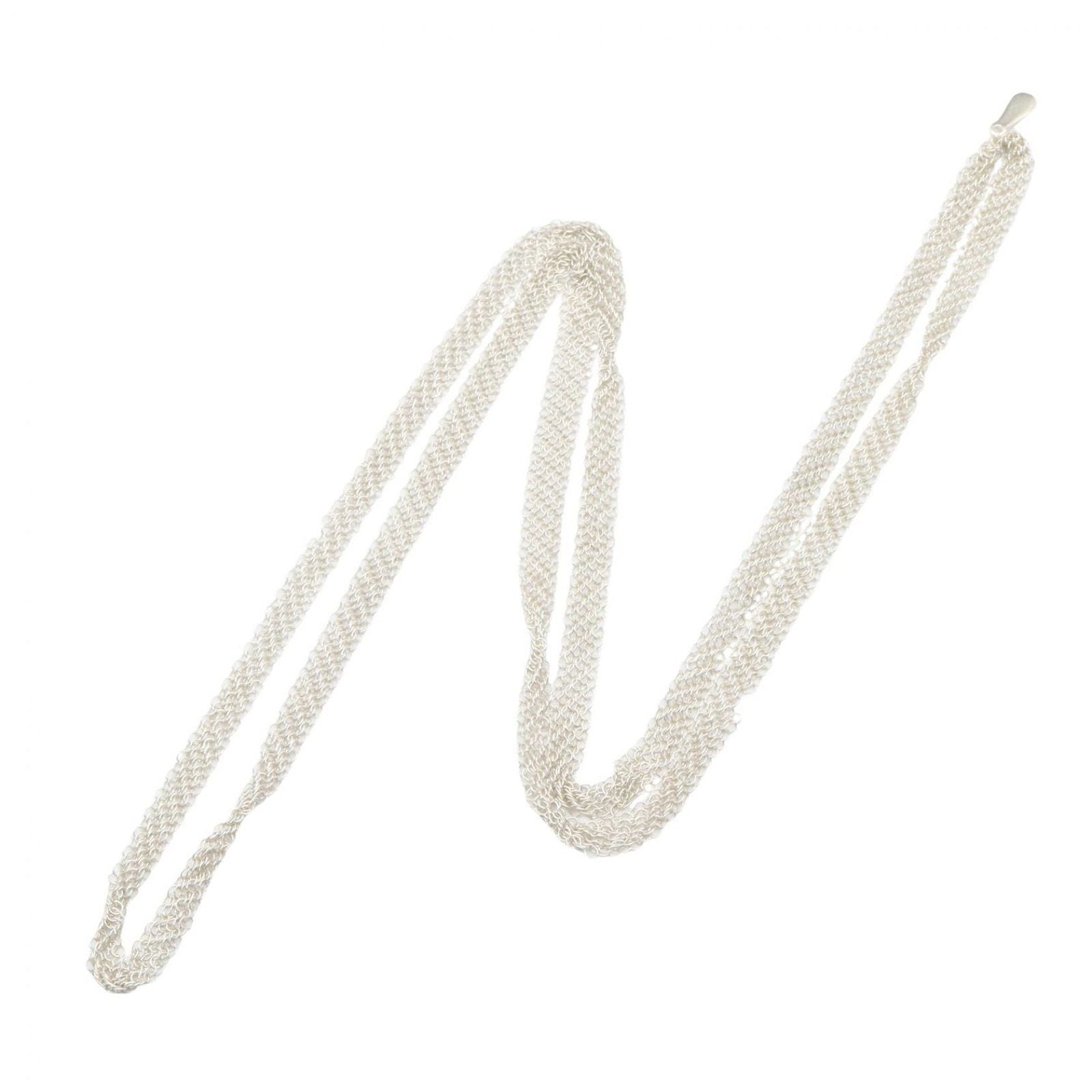 Tiffany & Co Necklace Mesh 69 cm 925 Sterling Silver — view 2