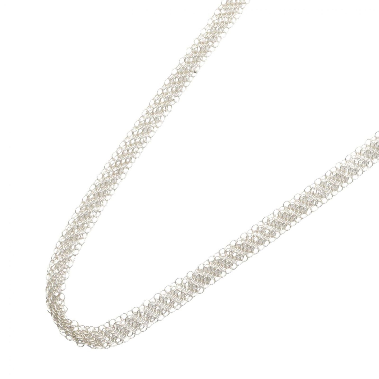 Tiffany & Co Necklace Mesh 69 cm 925 Sterling Silver