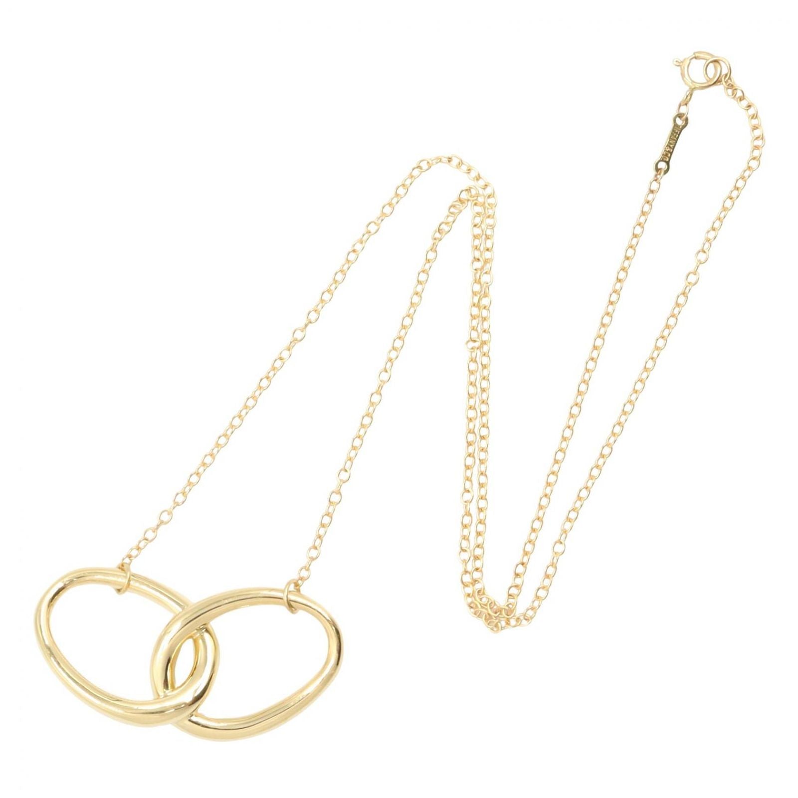 Tiffany & Co Necklace Double Loop 42 cm 18k — view 2