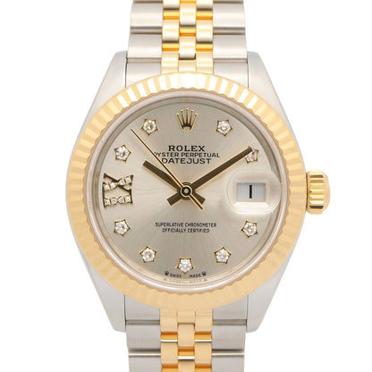 Rolex Watch Datejust 28 IX Diamond Sil 18k Stainless Steel
