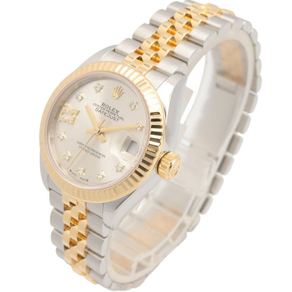 Rolex Watch Datejust 28 IX Diamond Sil 18k Stainless Steel — view 2