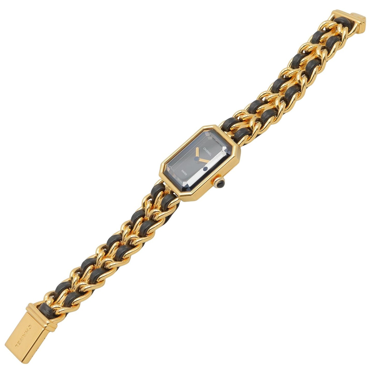 Chanel Watch Premiere M Black Leather — view 3