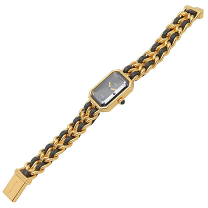 Chanel Watch Premiere M Black Leather — view 3
