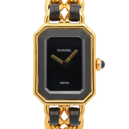 Chanel Watch Premiere S Black Leather