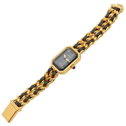 Chanel Watch Premiere S Black Leather — view 4
