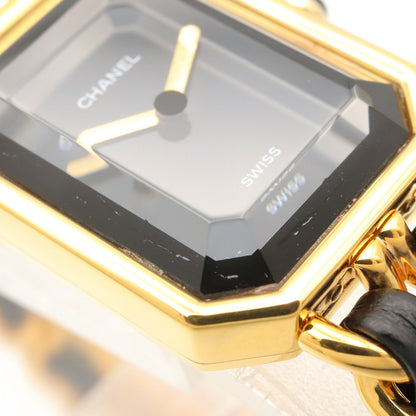 Chanel Watch Premiere S Black Leather — view 9