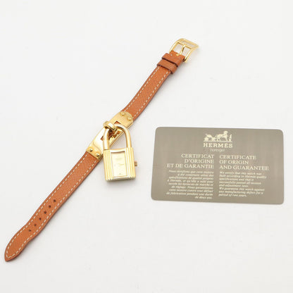 Hermes Watch Kelly Gold Leather — view 8