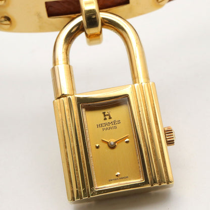 Hermes Watch Kelly Gold Leather — view 9
