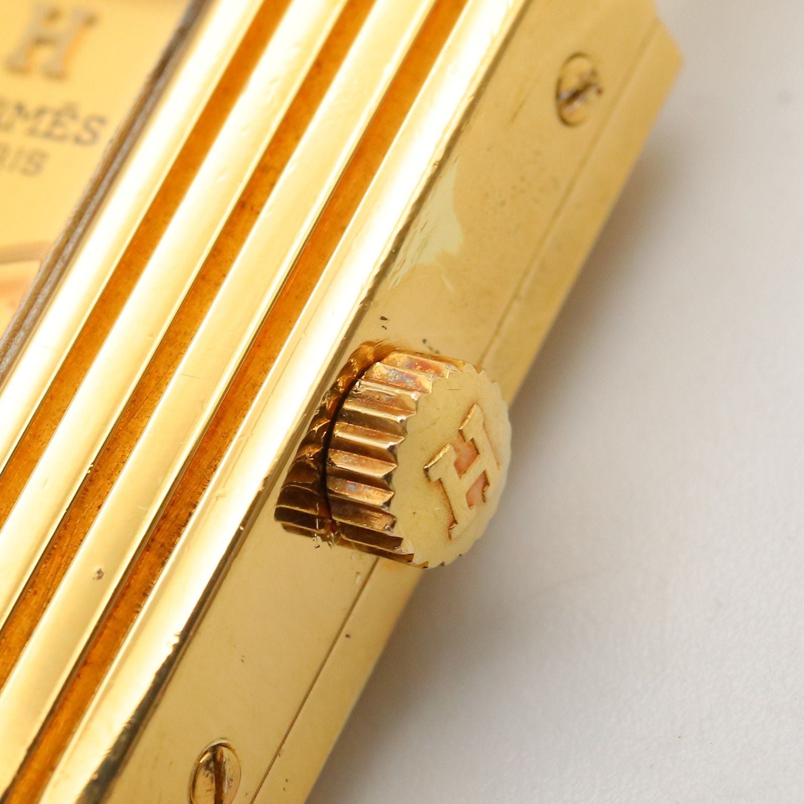 Hermes Watch Kelly Gold Leather — view 5