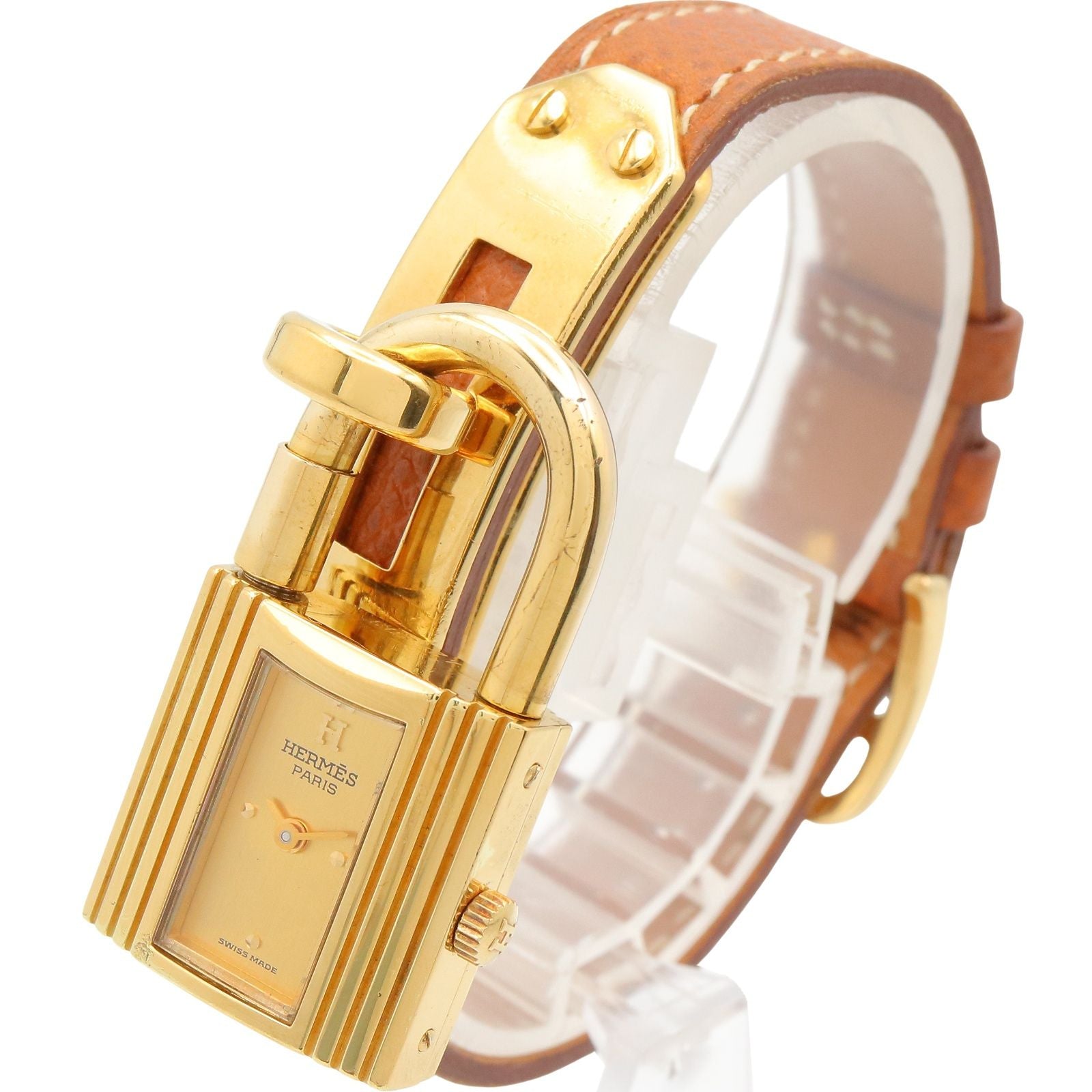 Hermes Watch Kelly Gold Leather — view 2