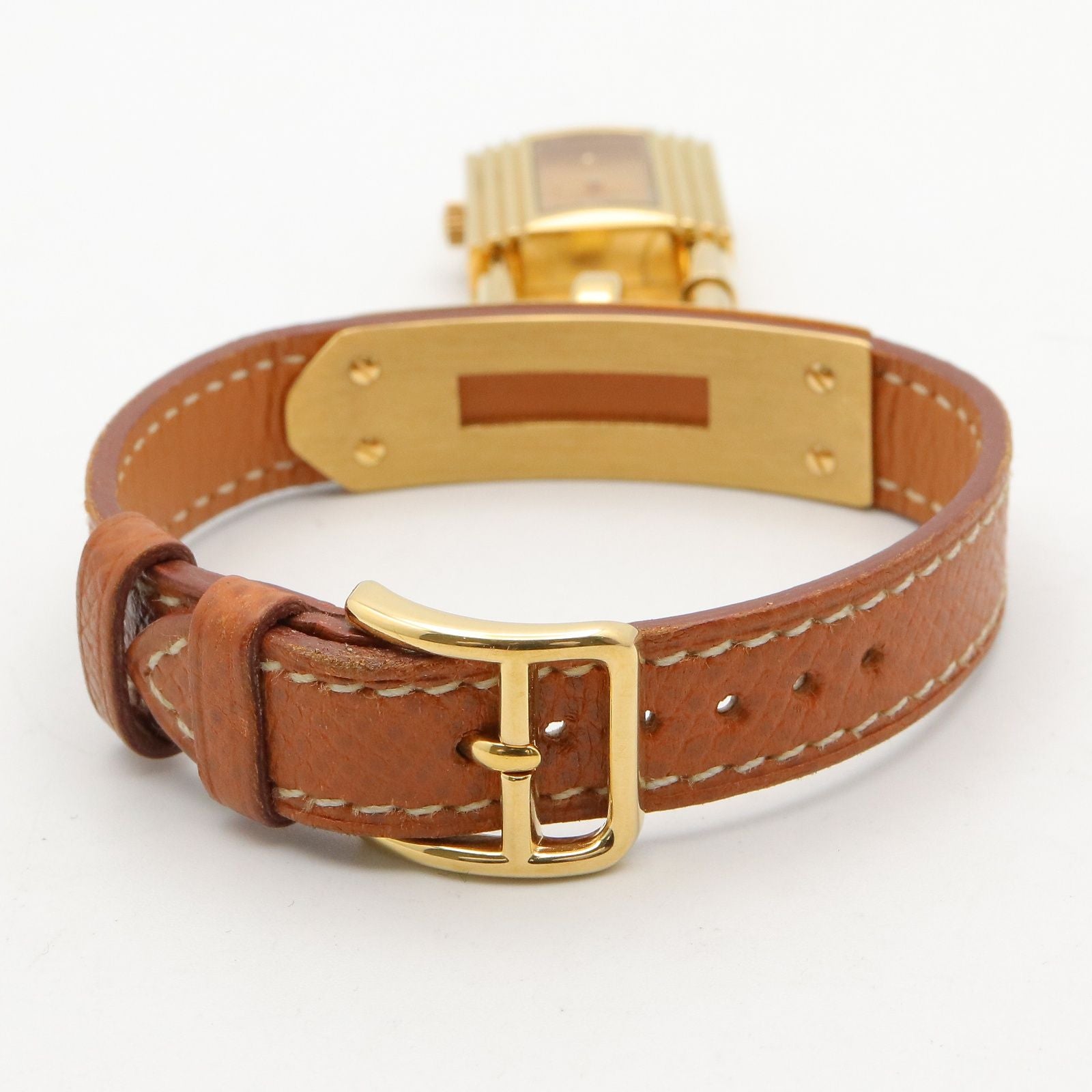 Hermes Watch Kelly Gold Leather — view 4
