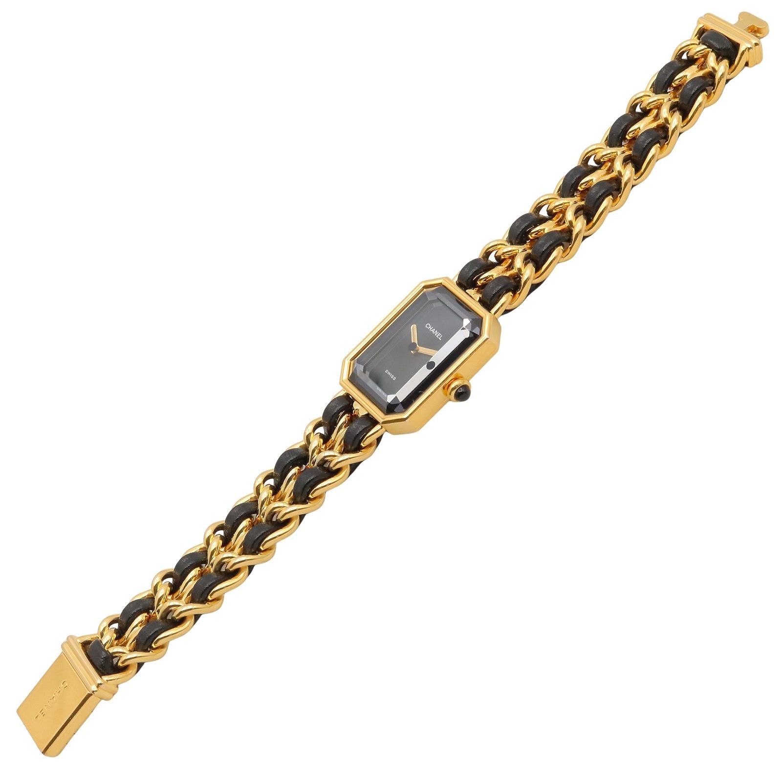 Chanel Watch Premiere M Black Leather — view 3