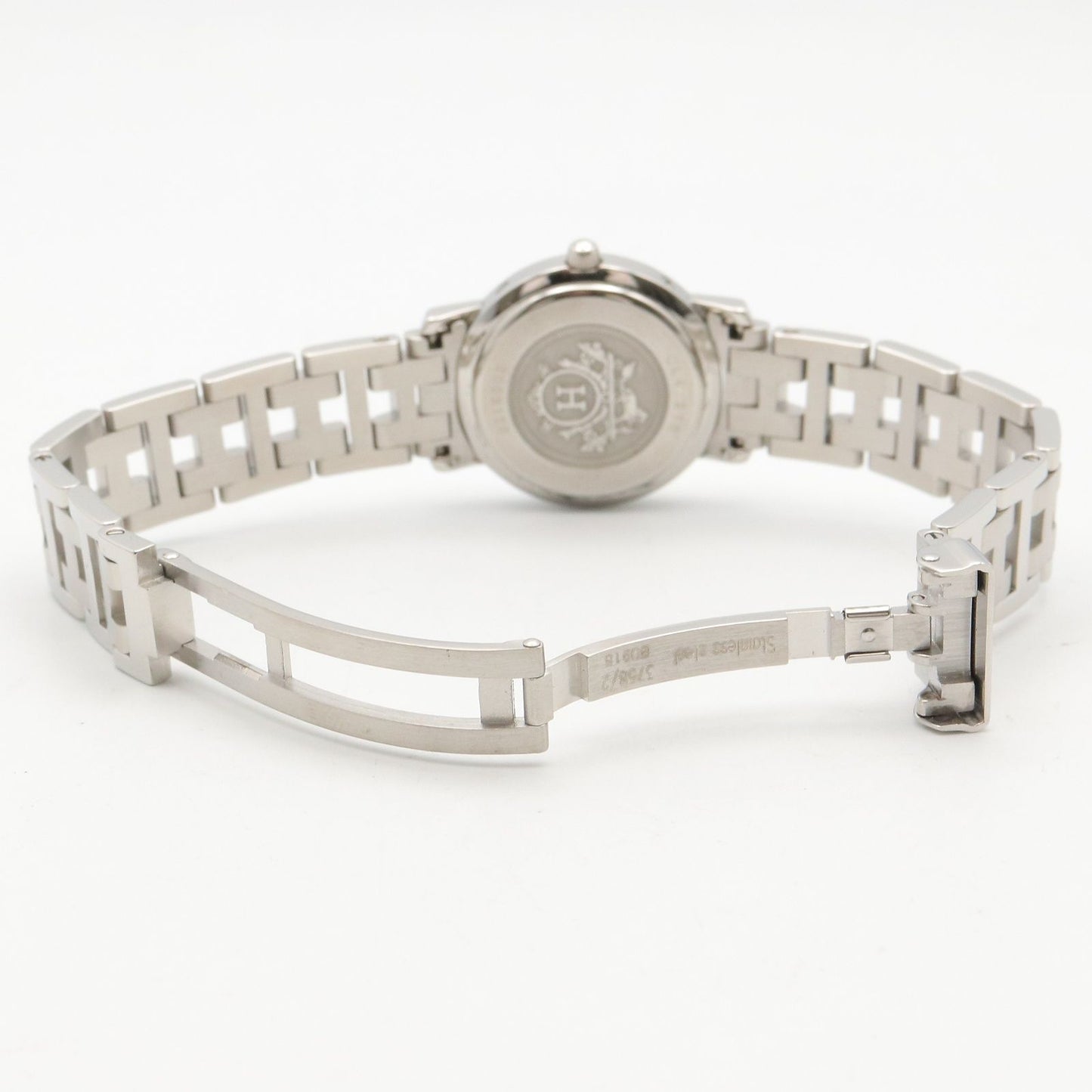 Hermes Watch Clipper White Stainless Steel — view 4