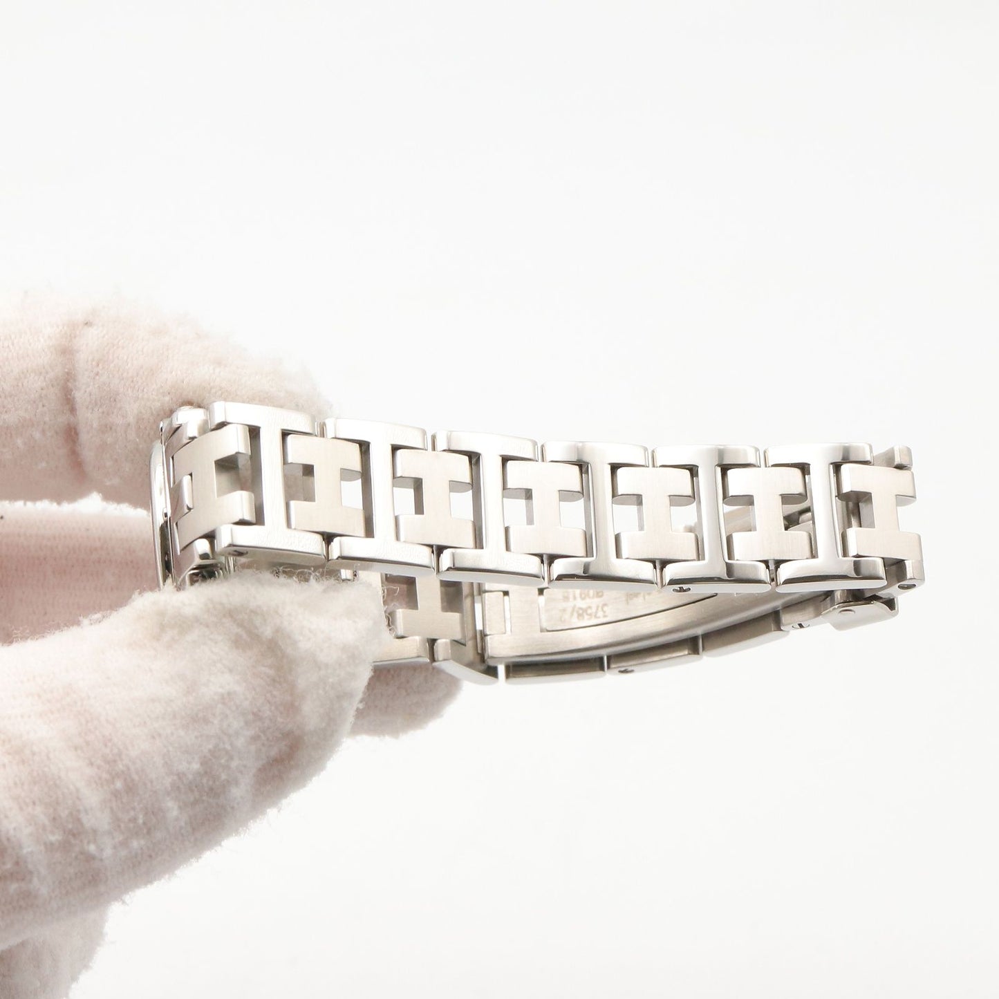Hermes Watch Clipper White Stainless Steel — view 8