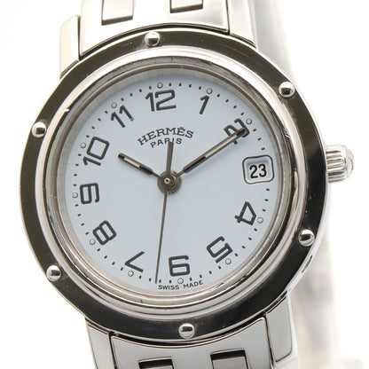Hermes Watch Clipper White Stainless Steel — view 3
